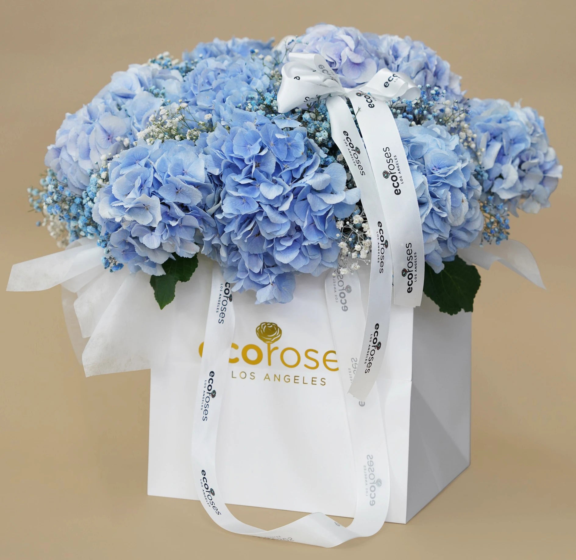 Blue Hydrangea Flower bag