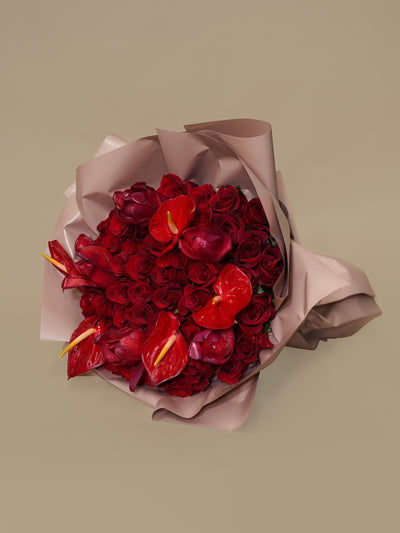 Scarlet Elegance Bouquet