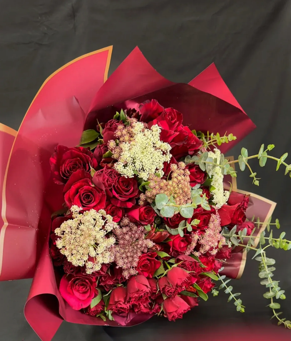 PantherVelvetPetals, a bouquet with deep, luxurious hues and a touch of elegance Flower Delivery Glendale